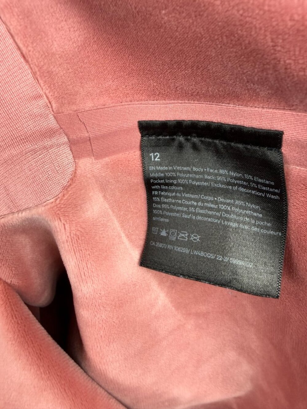lululemon RepelShell Rain Jacket Pink Size 12 - Picture 8 of 10